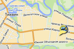 Карта расположения филиала